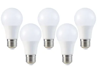 V-TAC LED-Lampe VT-2099, E27, EEK: F, 8,5 W, 806 lm, 3000 K, 5 Stück