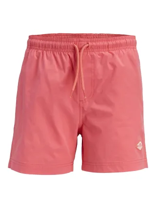 JACK&JONES - JPSTMAUI SPLASH MAGIC SWIM SHORTS JNR Hot Coral - Gr. - 176