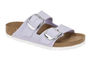 Birkenstock Damen Pantoletten ARIZONA BIG BUCKLE purple fog Vegan Canvas