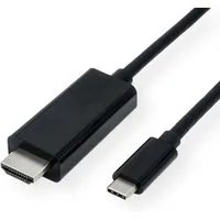 VALUE USB Typ C - HDMI Adapterkabel, 4K, ST/ST Audio- & Video-Adapter USB Typ C (USB-C) Männlich (Stecker) zu HDMI Typ A Männlich (Stecker), 200.0 cm