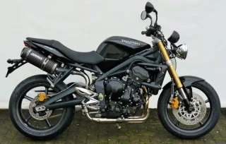 Sport Auspuff Bodis Oval-Tec Edelstahl Black Triumph Street Triple Bj. 2007-2012