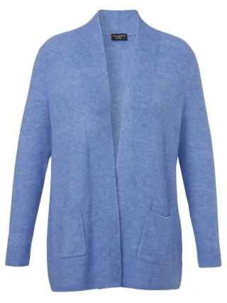 VIA APPIA DUE - Strickjacke mit Taschen blau - Gr. - 42