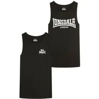 Lonsdale Tanktop TUGHALL (Packung, 2-tlg., 2er-Pack) aus Baumwolle, in Single Jersey-Qualität