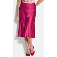 GOLDNER Schlupfrock Eleganter Midirock mit Schlupfbund Schlupfrock mit elastischem Bund und Knielänge
