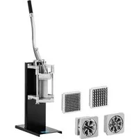 Royal Catering Gemüseschneider Multifunktionsschneider Pommesschneider Obstschneider 5 Messer