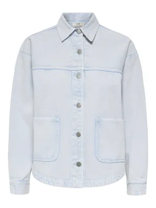 JDY - JDYNOMA L/S SHACKET WVN NOOS Cashmere Blue - Gr. - XS