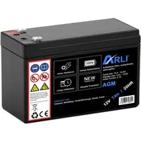 ARLI AGM Blei Akku 12V 7Ah 20HR Batterie 7000 mAh Glasfaservlies Bleiakku Bleiakkus 7000 mAh (12 V, 1 St)