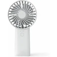 Zoelibat Mini USB-Ventilator Mini Handventilator 4000mAh Akku – Leise, Tragbar, USB-C & LED-Licht, Integriertes Licht
