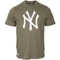 New York Yankees T-Shirt New York Yankees New Era T-Shirt NY Logo groß - oliv