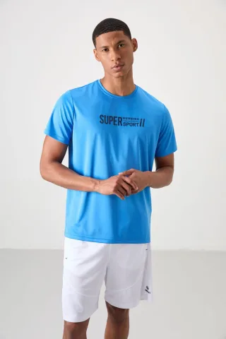 Herren T-Shirt mit Druck und Rundhalsausschnitt