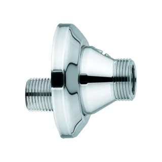 Kludi S-Anschluss 7589505-00 mit Absperrung und Rosette, G 1/2x3/4", chrom