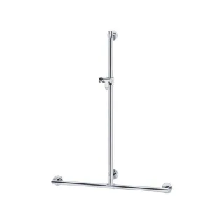 Keuco Duschhandlauf Plan Care 34914170611 mit Brausestange,Alu silber-eloxiert/vc,400/1100mm