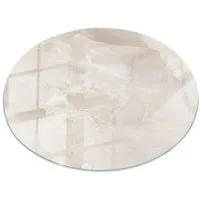Tulup Tischplatte Glasplatte für Couchtisch Marmor-Texturmuster Glas Tischplatte