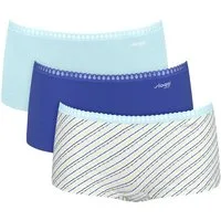 sloggi Panty GO Crush (3er Pack) mit Spitzendetails, Cotton-Mix