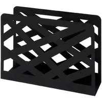 HAKU Zeitungsständer HAKU Möbel Zeitungsständer - schwarz-lackiert - H. 26cm x B. 35cm (1 Stück)