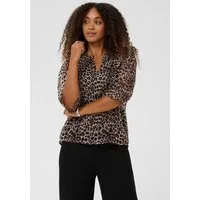 Cream Kurzarmbluse Kurzarm-Bluse CRYuna