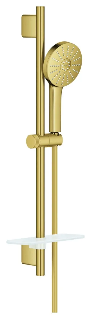 GROHE Brausestange-Set Euphoria 120 134884, 600mm 3 Strahl 5,2l cool sunrise geb., 134884GN00 134884GN00