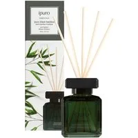 IPURO Raumduft Black Bamboo, 100 ml, Glasflakon mit Rattan-Holzstäbchen