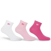 Fila Kurzsocken UNISEX QUARTER PLAIN SOCKS (3-Paar) mit eingestrickem Logo