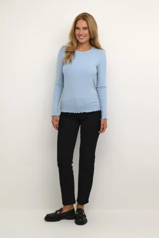 T-shirt Slim fit light blue