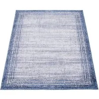 Paco Home Teppich Catania 842, rechteckig, Höhe: 13 mm, Kurzflor, meliert, modernes Design, mit Bordüre