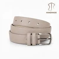 herémood Ledergürtel Gürtel Damen Ledergürtel Jeans & Kleid Geschenke Frauen Accessoires (Gürtel Damen Grau 135 cm - Premium Ledergürtel - handgefertigt - hochwertig verarbeitet - kürzbar, 1-St., Taillengürtel Damen aus Echtleder, für Mom Jeans Damen