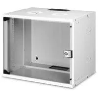 Wandgehäuse SOHO PRO , IT-Schrank hellgrau, 9 Höheneinheiten