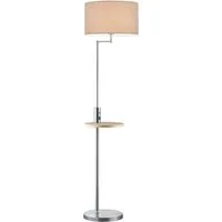 TRIO Leuchten Stehlampe Claas, USB-Anschluss mit Ladefunktion, ohne Leuchtmittel, schwenkbar, USB Anschluss mit Ladefunktion, Leuchtmittel tauschbar