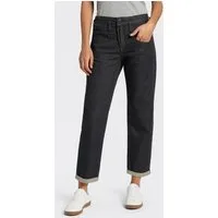 Herrlicher Boyfriend-Jeans Shyra Tap Denim Grey Light Stretch High Waist mit Umschlagsaum