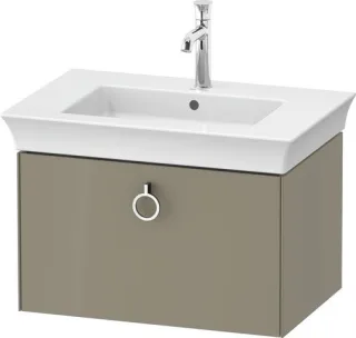 Duravit White Tulip Waschtischunterbau wandhängend Stein Grau Hochglanz 684x458x410 mm - WT42510H2H2 WT42510H2H20010