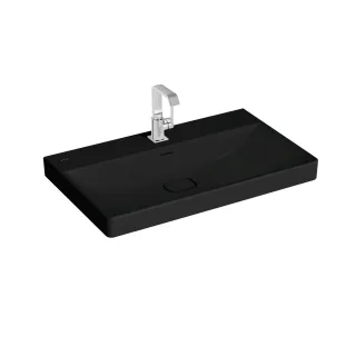 VitrA New Metropole Waschtisch wandgebunden rechteckig 80 x 47 cm mit Hahnloch,7527B483-7210 7527B483-7210