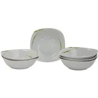 van Well Müslischale 6er Set Müsli- Salatschale Aviva 14,5cm, Porzellan