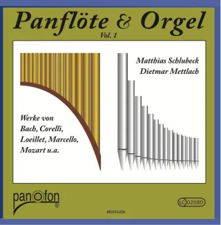 Panflöte und Orgel Vol. 1 [Audio CD] Various Artists Bach Mozart Marcello Zamfir