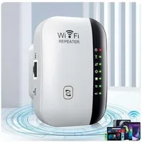 Toomoke 300Mbit/s 2.4GHz WiFi Extender Booster Repeater/AP Modus mit WPS WLAN-Repeater, Kompatibel mit allen WLAN Geräten