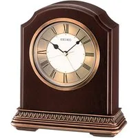 Seiko Tischuhr QXE018B Quarzuhr, Wohnzimmer, Esszimmer, Arbeitszimmer, Büro