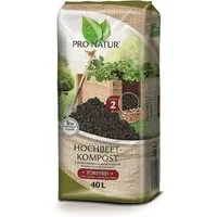 Pro Natur Pflanzerde Pro Natur Hochbeetkompost 40l