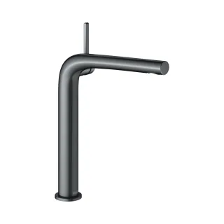 Keuco EHM-Waschtischarmatur 240 Edition 400 51502, ohne Ablaufgarnitur, Schwarzchrom geb., 515021301 51502130102