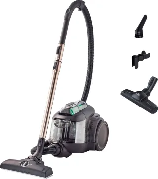 AEG Bodenstaubsauger "CLEAN 6000 ÖKO BEUTELLOSER STAUBSAUGER (AL61C2ÖKO)" 550 W beutellos hohe Saugleistung, 12 m Aktionsradius, Hartbodendüse, XL Softräder