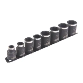 Milwaukee Schlagnuss-Set 3/8 Zoll kurz 8-teilig Shockwave - 4932478288