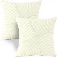 Amilian Kissenbezüge - 2er Set Kissenhüllen - Kissenbezug - Zierkissenbezüge, (2 Stück), 40x40 cm, Kissenhülle für Sofakissen, Dekokissen, Zierkissen, Kissen