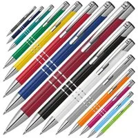 Macma Kugelschreiber 15 Kugelschreiber aus Metall / vollfarbig lackiert / 15 Farben (matt)