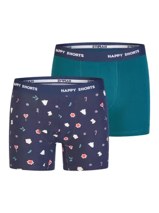 Happy Shorts Herren Boxer ChristmasBoxershorts, Unterhose, Boxerbriefs