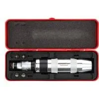 red Schraubenlöser-Satz 1/2" + Bits, Schlagschrauber rot/schwarz, 6-teilig, für Hammerbetätigung