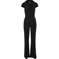 URBAN CLASSICS Jumpsuit Urban Classics Damen Ladies Velvet Jumpsuit (1-tlg)