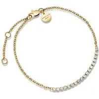 ROSEFIELD Armband ROSEFIELD Tennisarmband Goldfarben