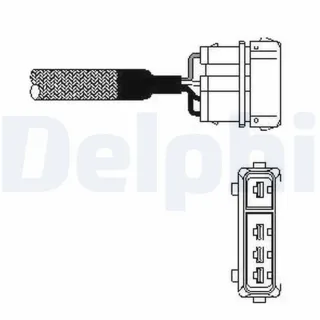 Delphi Lambdasonde vor Katalysator Mazda Seat Skoda VW