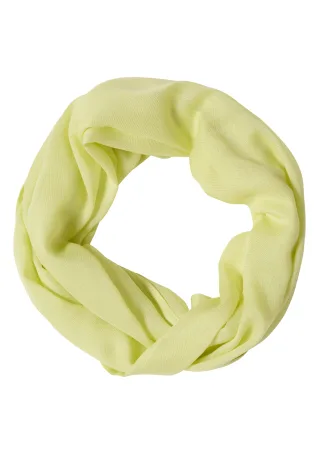 CECIL - Loop-Schal in Unifarbe citrin green - Gr. - ONE SIZE