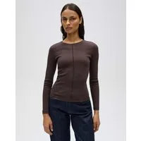 OPUS Langarmshirt Sadalie aus weichem Material Gerader Schnitt mit Rundhals für vielseitige Layerings