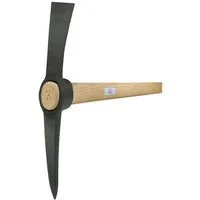 IDEALSPATEN Gartenhacke, Kreuzhacke 3 Kg mit Buchenstiel 95 cm