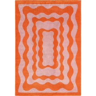 Nazar Rugs Teppich, Orange, Textil, Rechteckig, 120x160 cm, für Fußbodenheizung geeignet, in verschiedenen Größen erhältlich, Teppiche & Böden, Teppiche, Moderne Teppiche